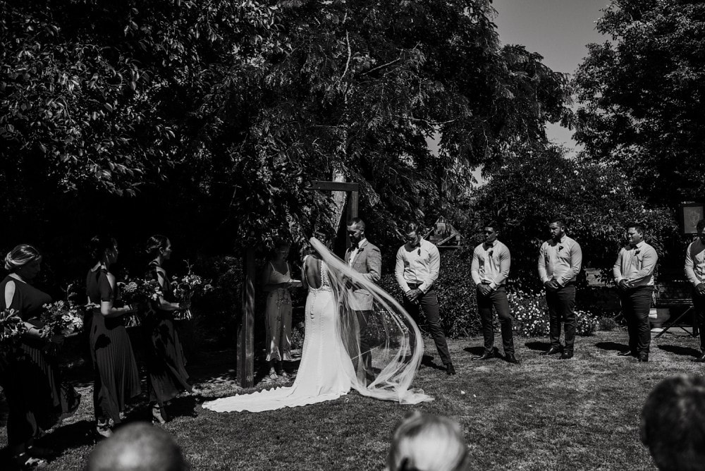 Briar & Mike - Backyard Tipi Wedding, Hawke's Bay | www.meredithlord.com